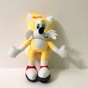 Tails Sonic The Hedgehog Plush 11 Inch Tall Missing  Tag